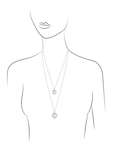 White Gold Cross with Blue Enamel and Diamonds