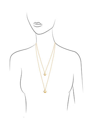 Yellow Gold Shield with Lime Green Enamel and Diamonds